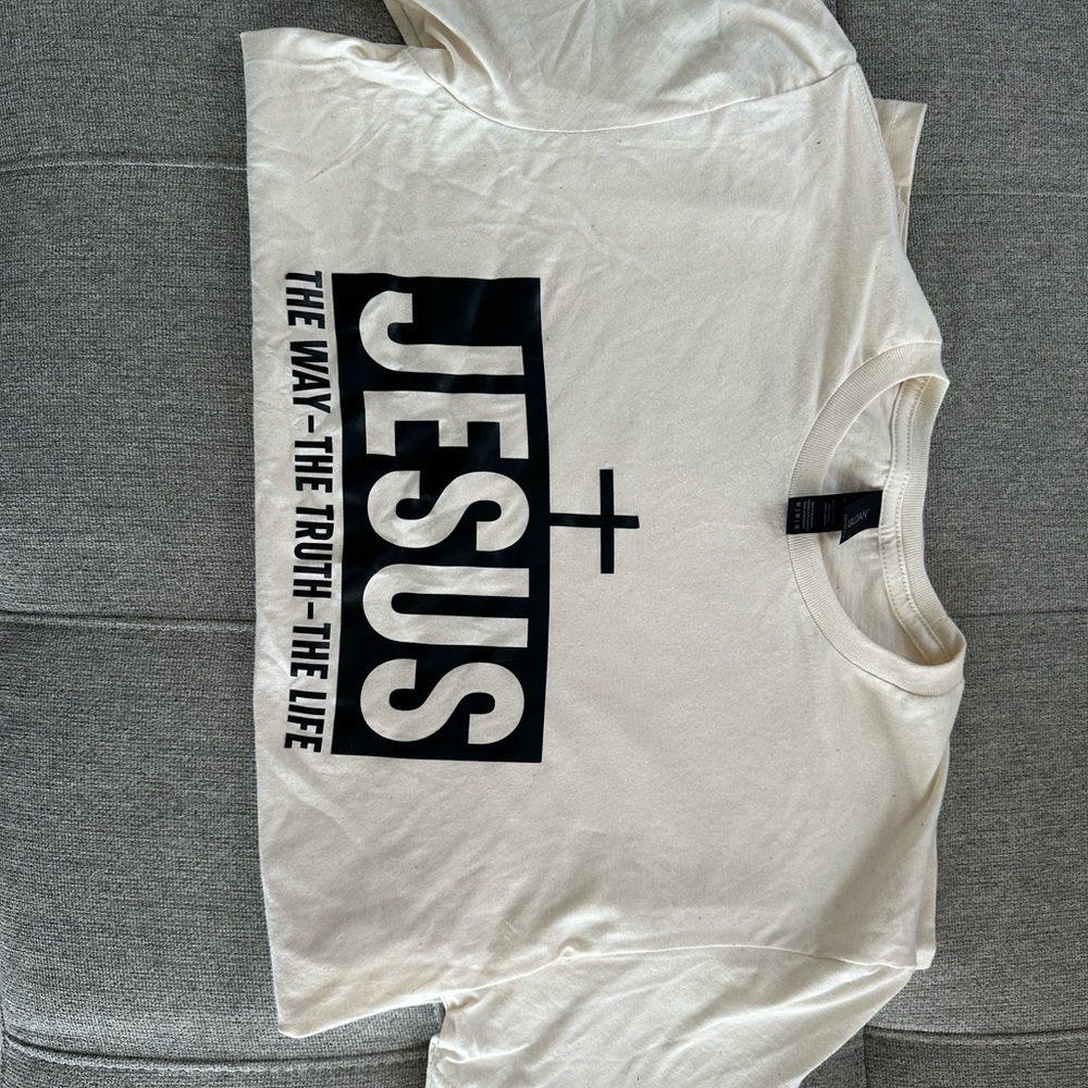 White Graphic Tee